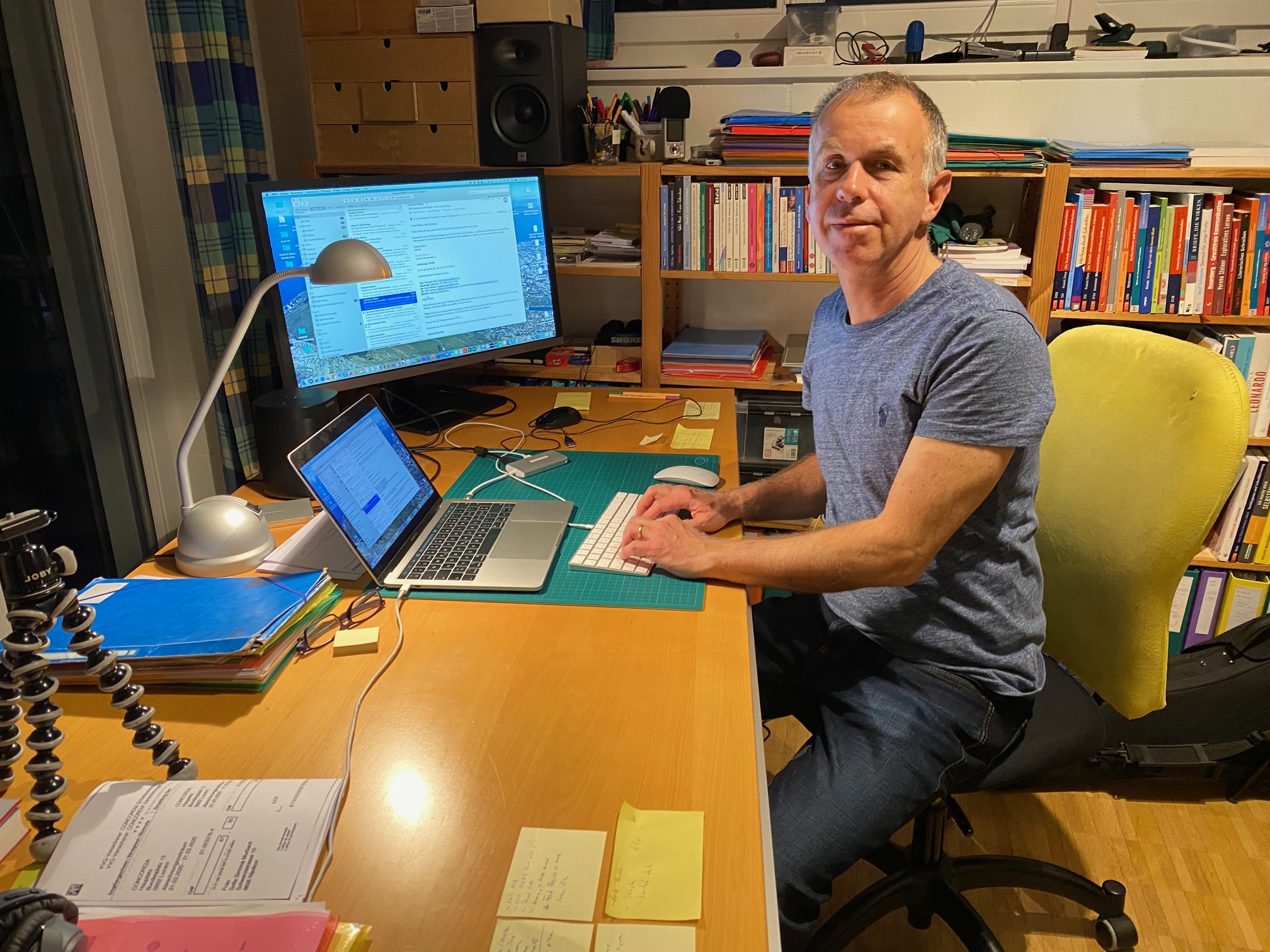 Rolf Murbach, Redaktor: «Ich mache jeden Tag vor Arbeitsbeginn ein kleines Training»